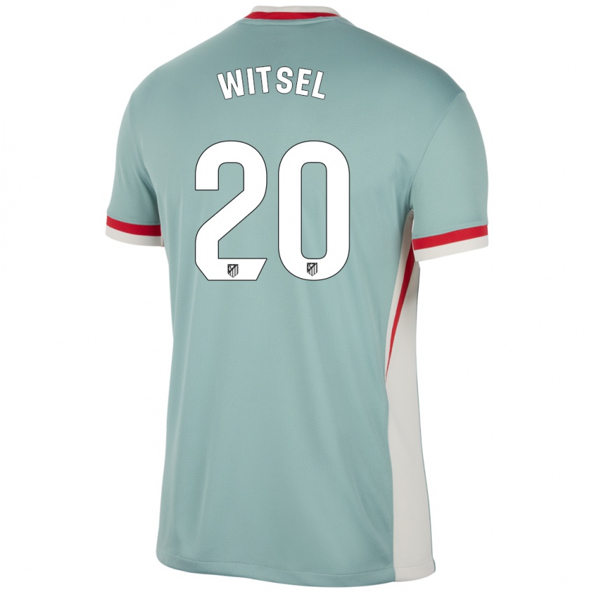 Dětské Axel Witsel #20 Světle Béžově Modrá Daleko Hráčské Dresy 2024/25 Dres