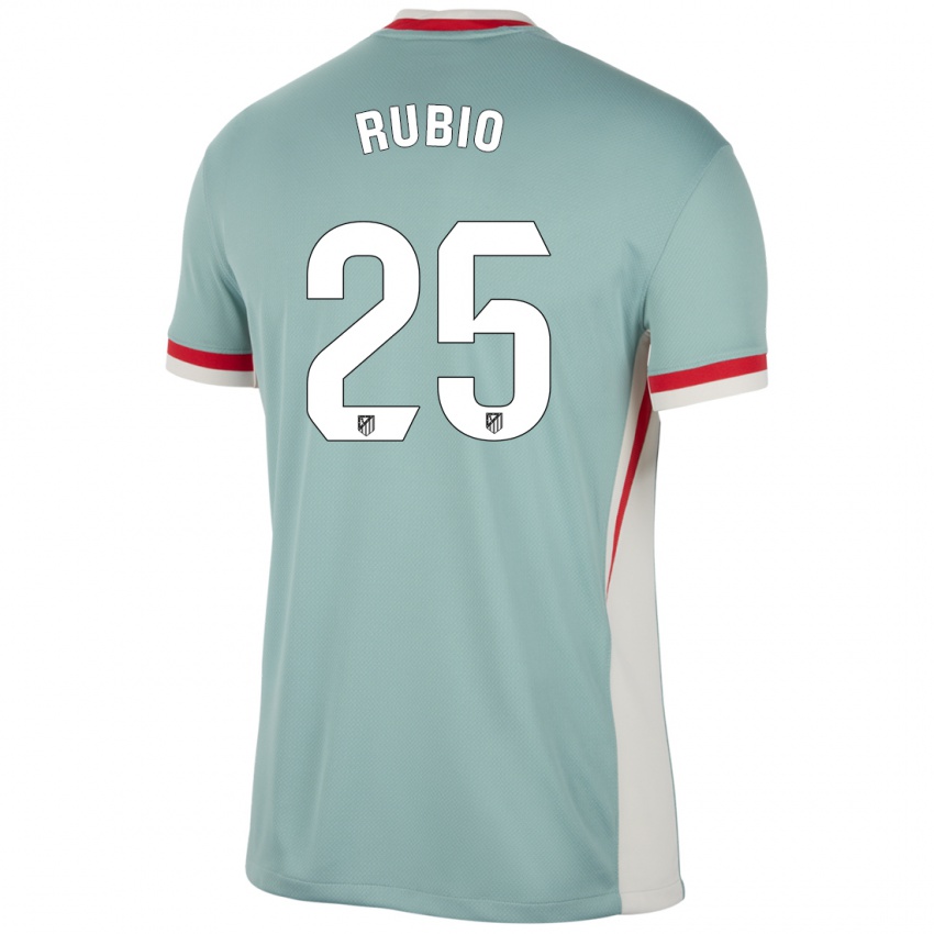 Dětské Daniel Rubio #25 Světle Béžově Modrá Daleko Hráčské Dresy 2024/25 Dres