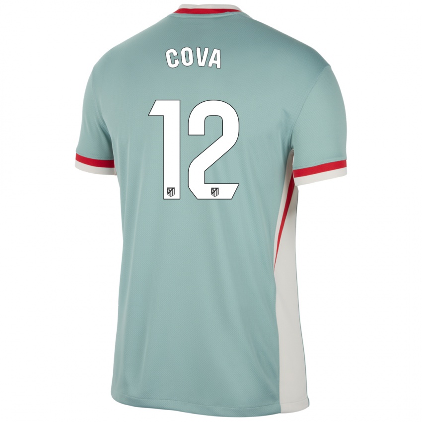 Dětské Adrian Cova #12 Světle Béžově Modrá Daleko Hráčské Dresy 2024/25 Dres