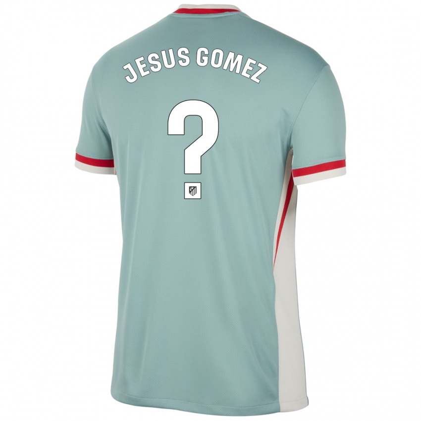 Dětské Jesus Gomez #0 Světle Béžově Modrá Daleko Hráčské Dresy 2024/25 Dres