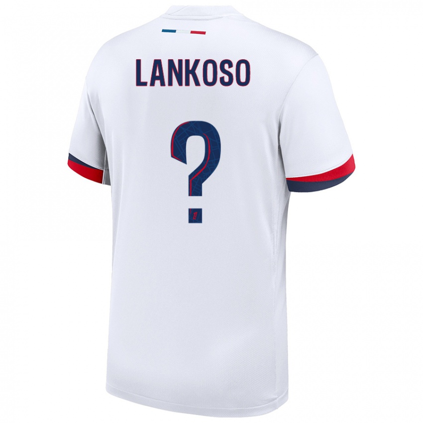 Dětské Lenny Lankoso #0 Bílá Modrá Červená Daleko Hráčské Dresy 2024/25 Dres