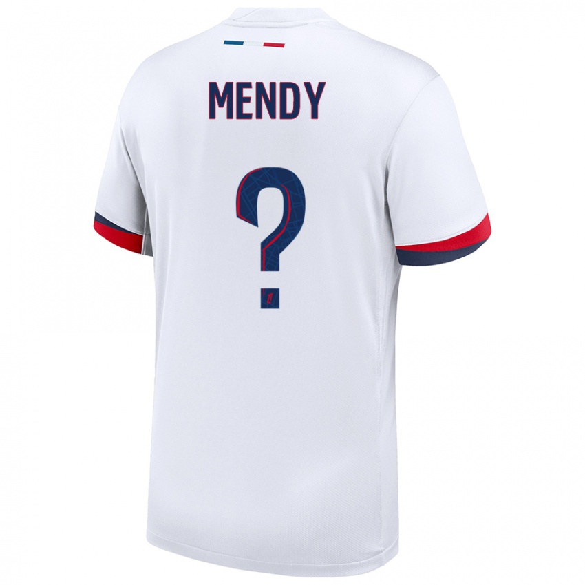 Dětské Tony Mendy #0 Bílá Modrá Červená Daleko Hráčské Dresy 2024/25 Dres