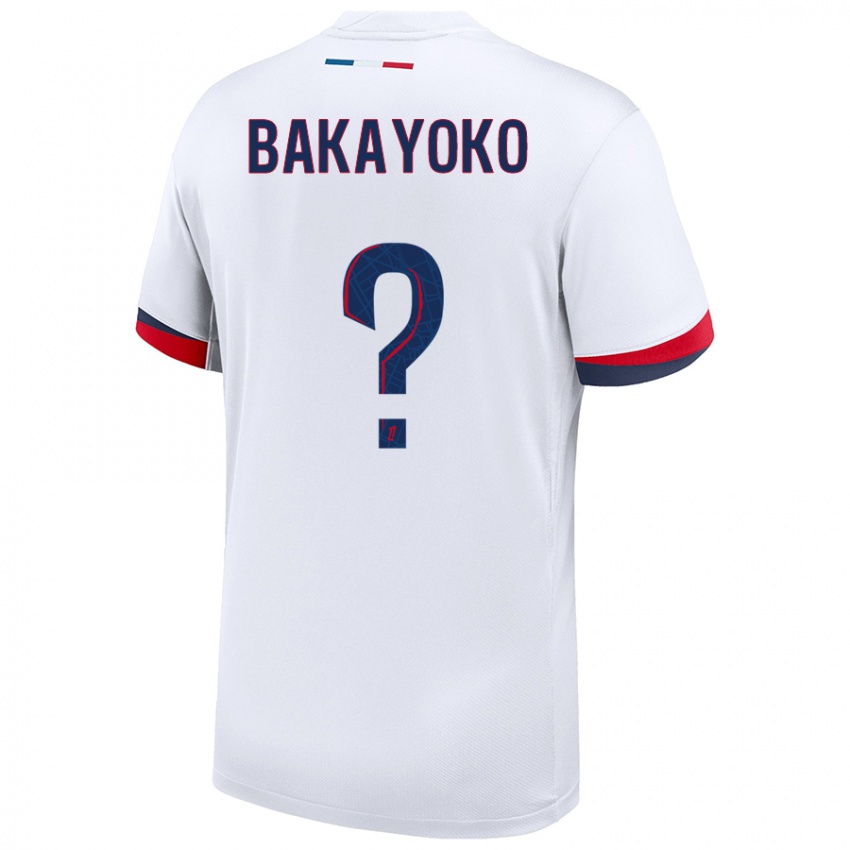 Dětské Ibrahim Bakayoko #0 Bílá Modrá Červená Daleko Hráčské Dresy 2024/25 Dres