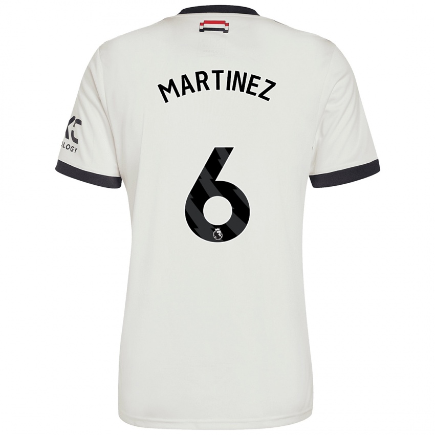 Dětské Lisandro Martinez #6 Off White Třetí Hráčské Dresy 2024/25 Dres