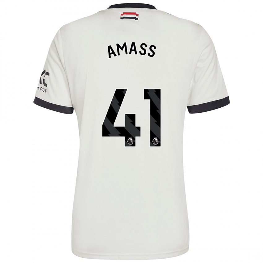 Dětské Harry Amass #41 Off White Třetí Hráčské Dresy 2024/25 Dres