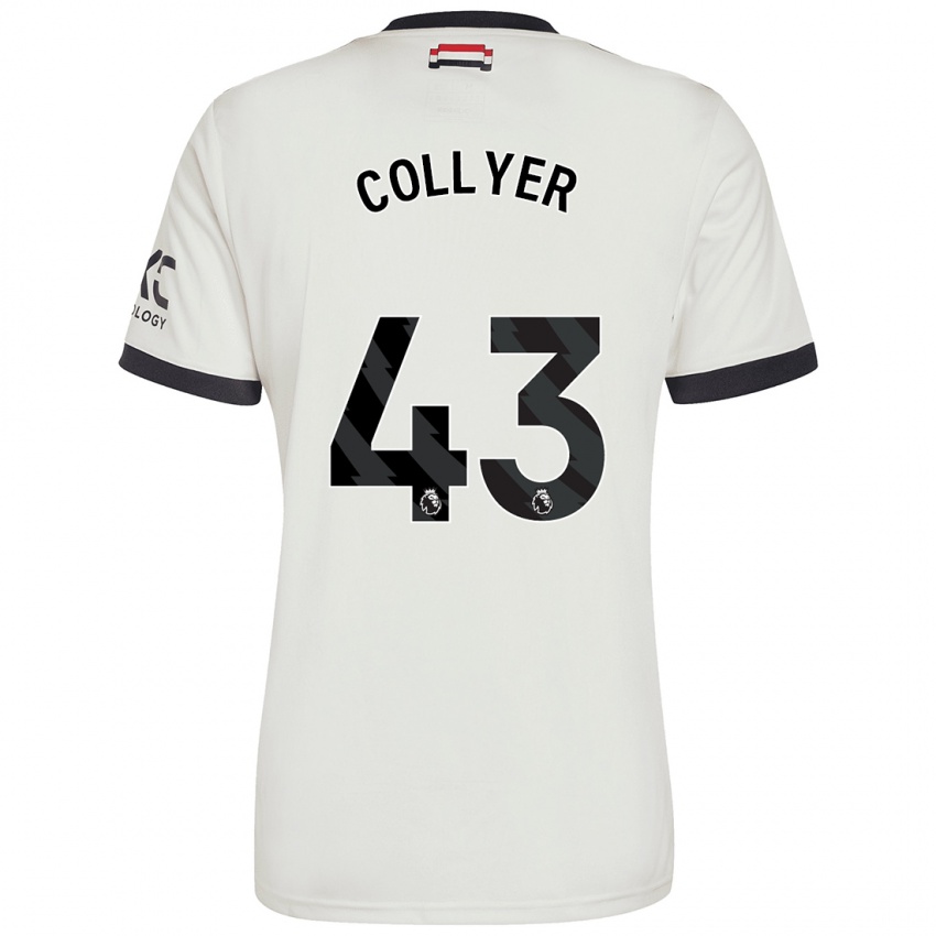 Dětské Toby Collyer #43 Off White Třetí Hráčské Dresy 2024/25 Dres