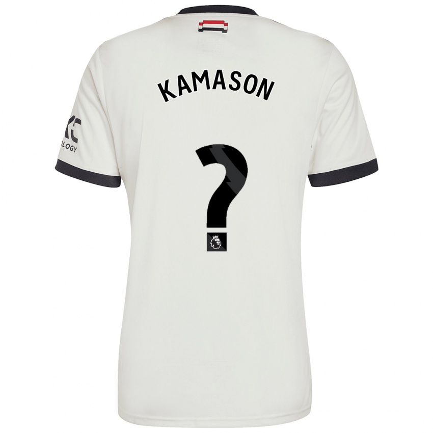 Dětské Jaydan Kamason #0 Off White Třetí Hráčské Dresy 2024/25 Dres