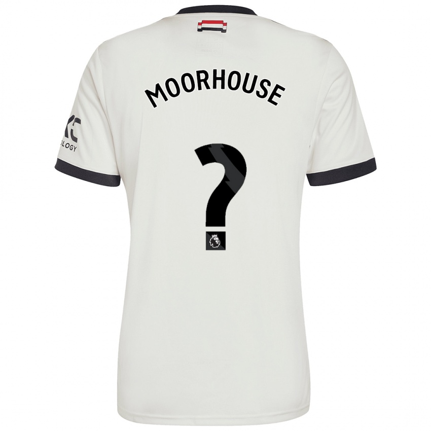 Dětské Jack Moorhouse #0 Off White Třetí Hráčské Dresy 2024/25 Dres