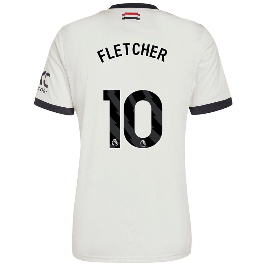 Dětské Jack Fletcher #10 Off White Třetí Hráčské Dresy 2024/25 Dres