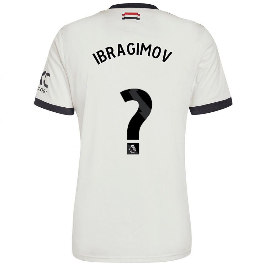 Dětské Amir Ibragimov #0 Off White Třetí Hráčské Dresy 2024/25 Dres