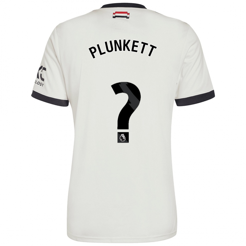 Dětské Dante Plunkett #0 Off White Třetí Hráčské Dresy 2024/25 Dres