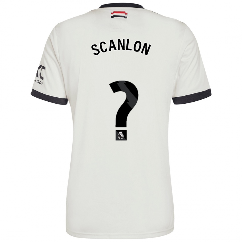 Dětské Luca Scanlon #0 Off White Třetí Hráčské Dresy 2024/25 Dres