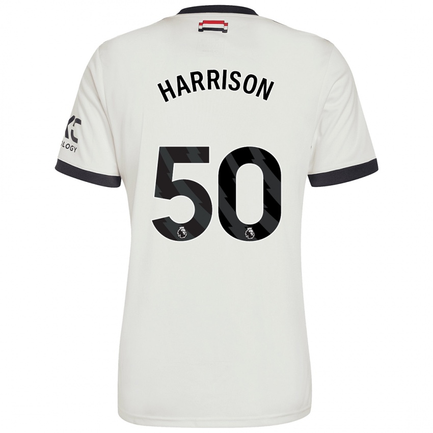 Dětské Elyh Harrison #50 Off White Třetí Hráčské Dresy 2024/25 Dres