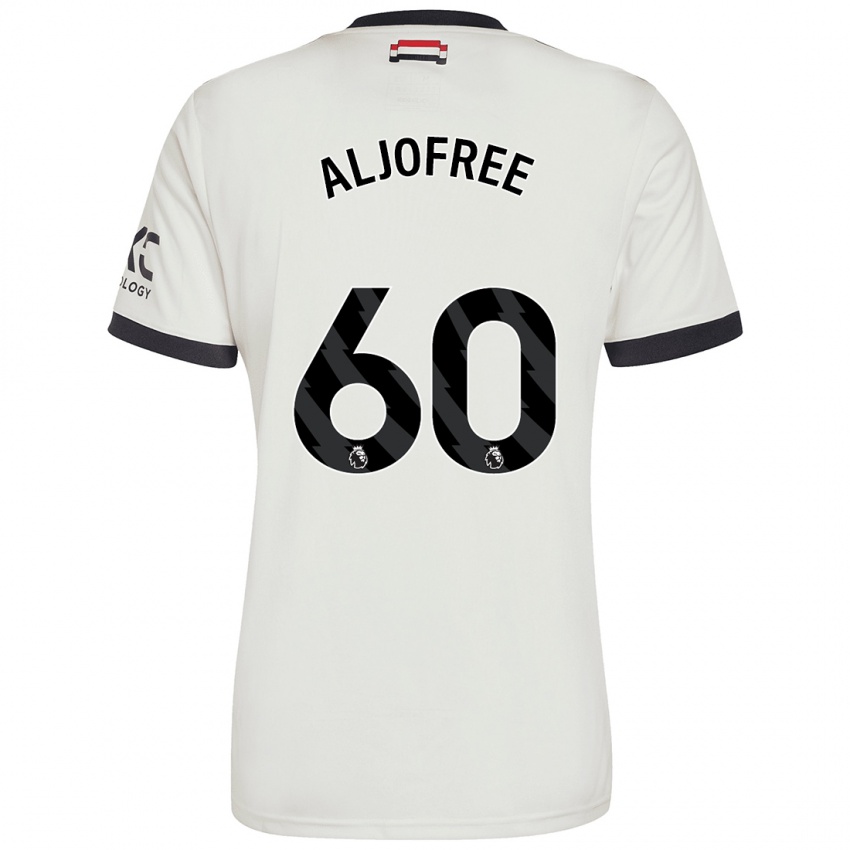 Dětské Sonny Aljofree #60 Off White Třetí Hráčské Dresy 2024/25 Dres