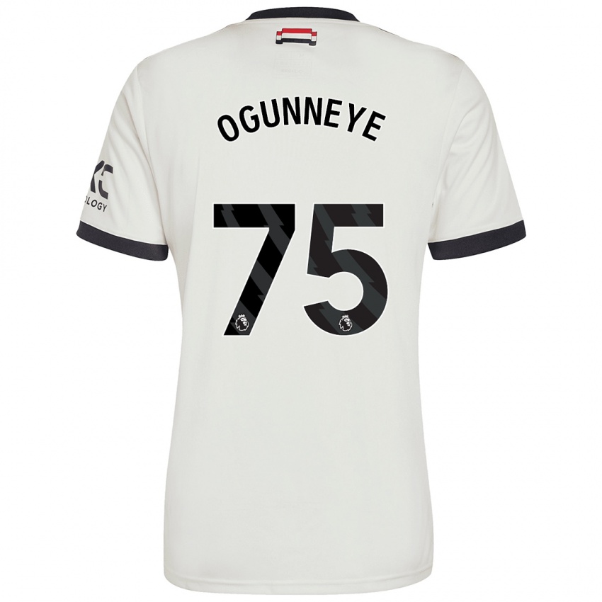 Dětské Habeeb Ogunneye #75 Off White Třetí Hráčské Dresy 2024/25 Dres