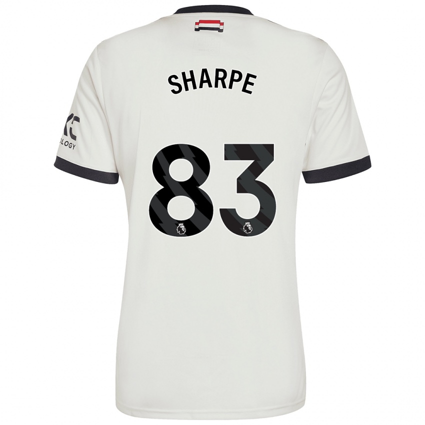 Dětské Malachi Sharpe #83 Off White Třetí Hráčské Dresy 2024/25 Dres