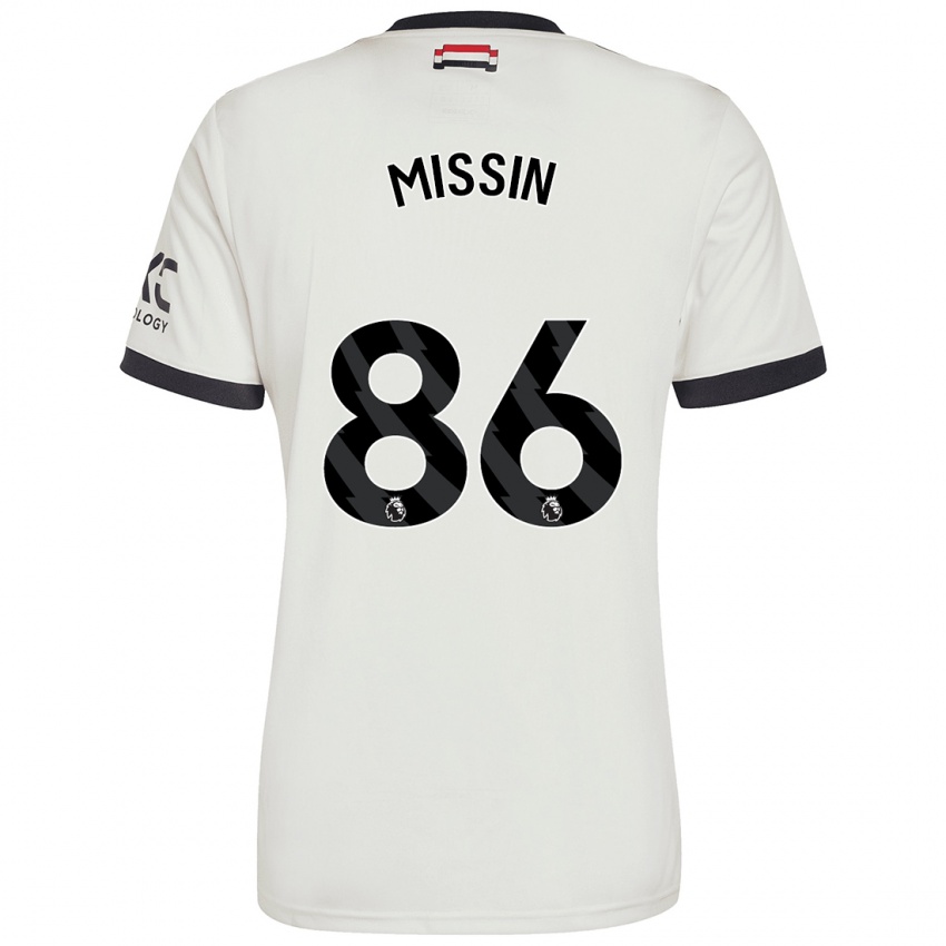 Dětské Ashton Missin #86 Off White Třetí Hráčské Dresy 2024/25 Dres