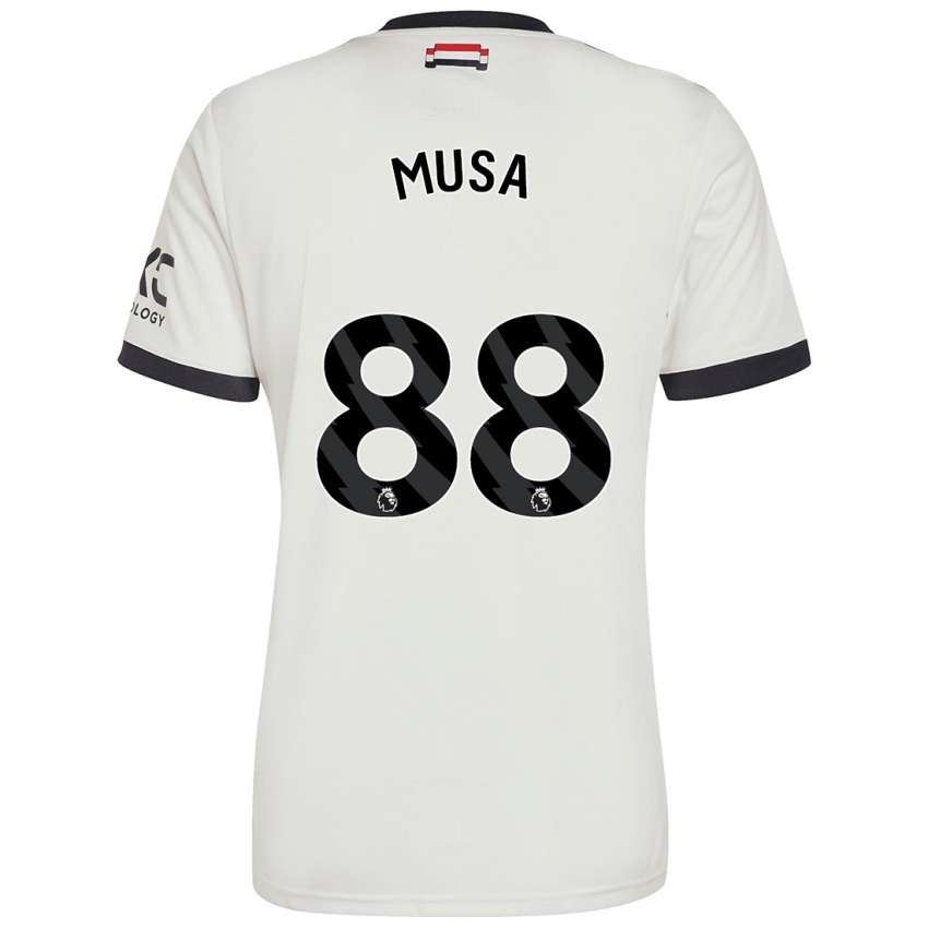 Dětské Victor Musa #88 Off White Třetí Hráčské Dresy 2024/25 Dres