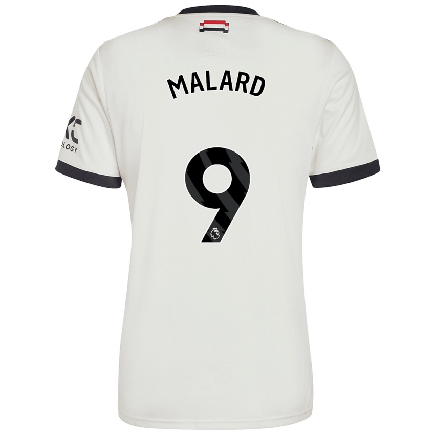 Dětské Melvine Malard #9 Off White Třetí Hráčské Dresy 2024/25 Dres