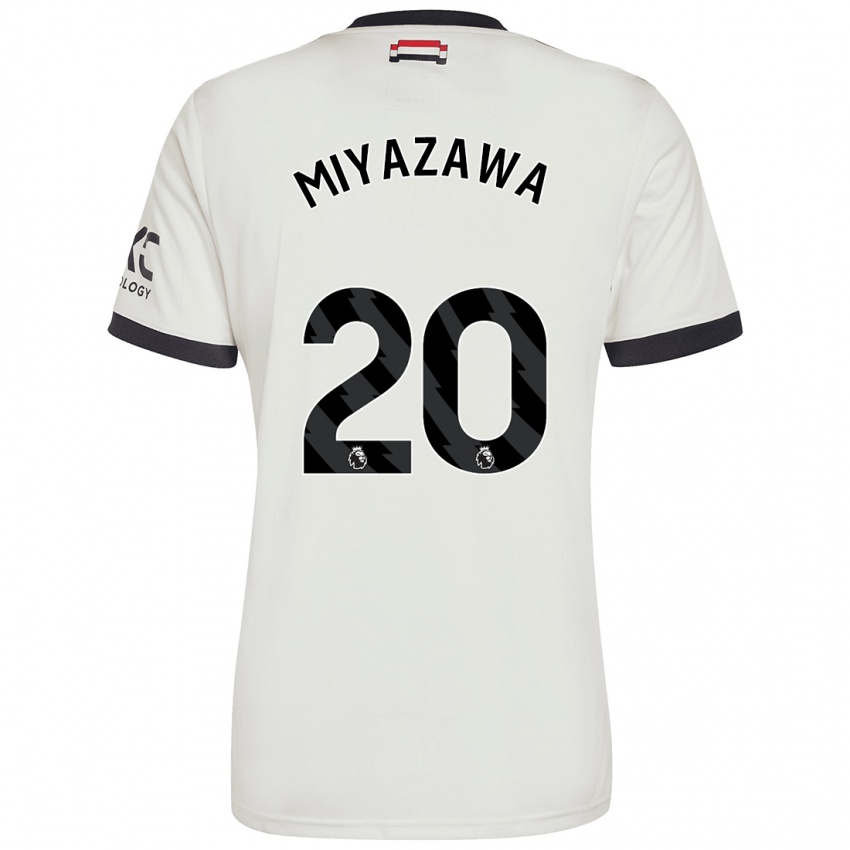 Dětské Hinata Miyazawa #20 Off White Třetí Hráčské Dresy 2024/25 Dres