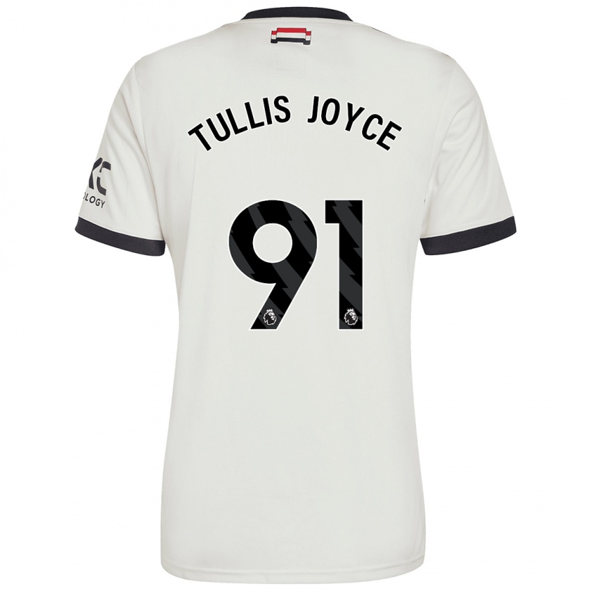 Dětské Phallon Tullis-Joyce #91 Off White Třetí Hráčské Dresy 2024/25 Dres