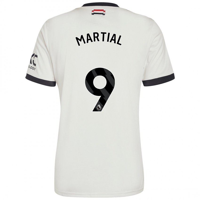 Dětské Anthony Martial #9 Off White Třetí Hráčské Dresy 2024/25 Dres