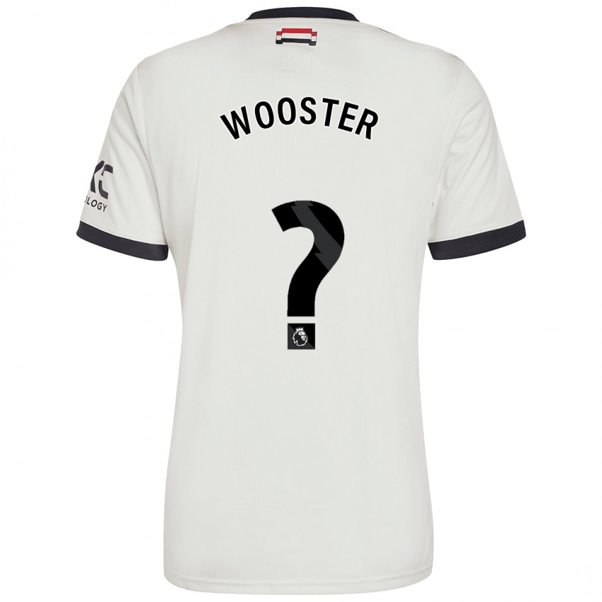 Dětské Tom Wooster #0 Off White Třetí Hráčské Dresy 2024/25 Dres