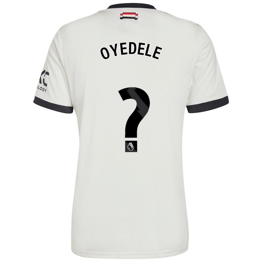 Dětské Maxi Oyedele #0 Off White Třetí Hráčské Dresy 2024/25 Dres