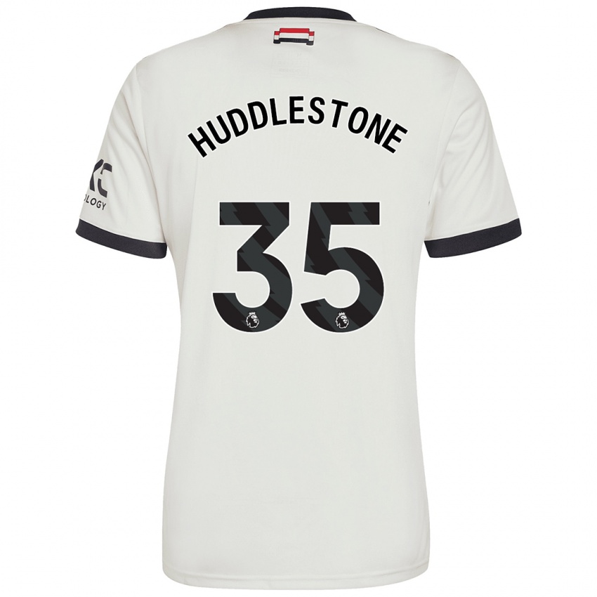 Dětské Tom Huddlestone #35 Off White Třetí Hráčské Dresy 2024/25 Dres