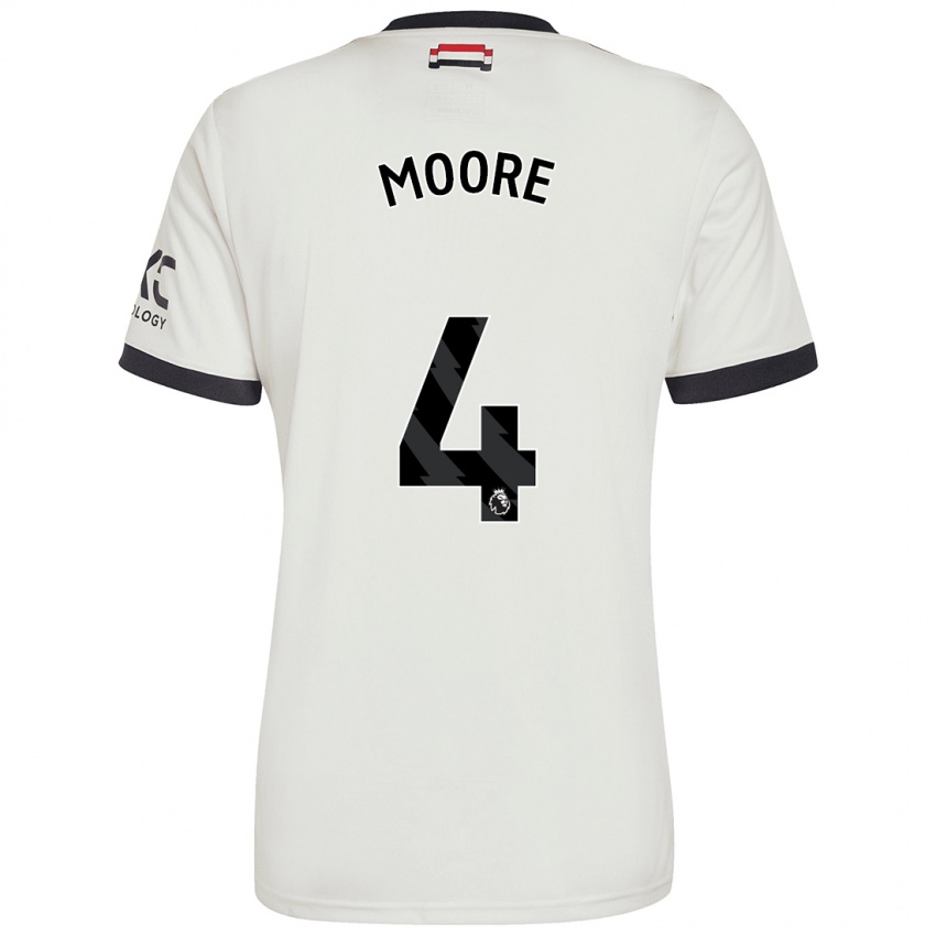 Dětské Jade Moore #4 Off White Třetí Hráčské Dresy 2024/25 Dres