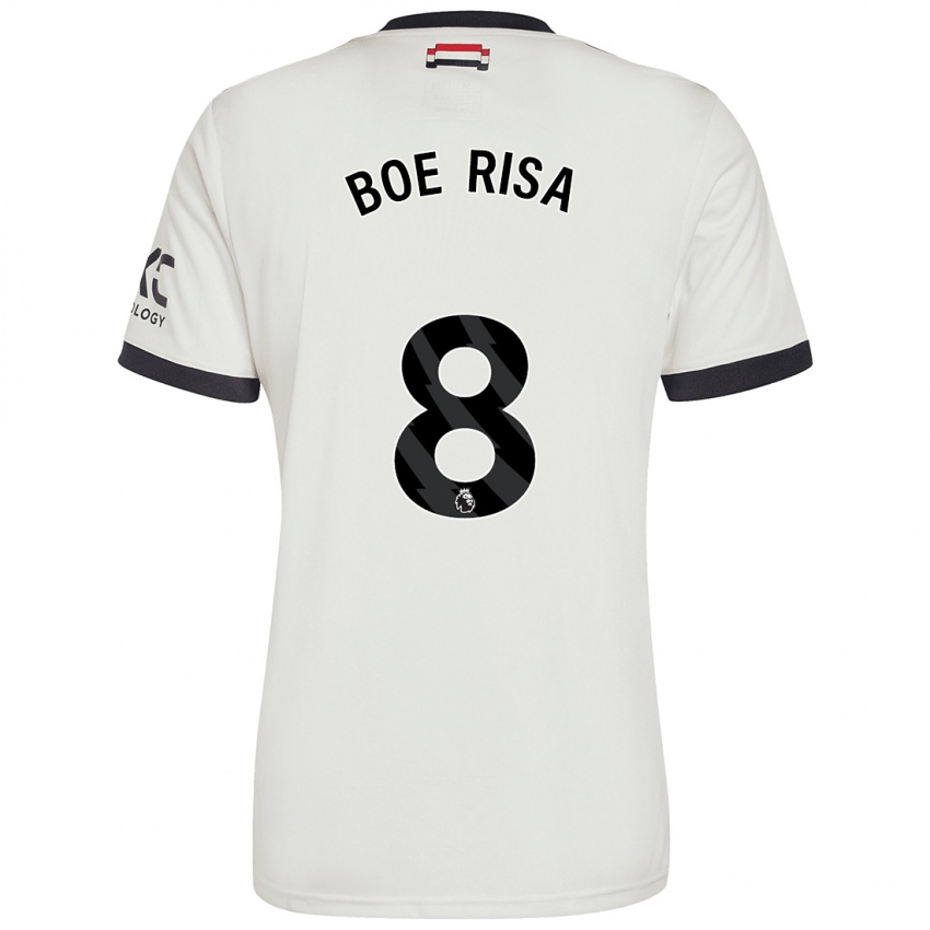 Dětské Vilde Boe Risa #8 Off White Třetí Hráčské Dresy 2024/25 Dres