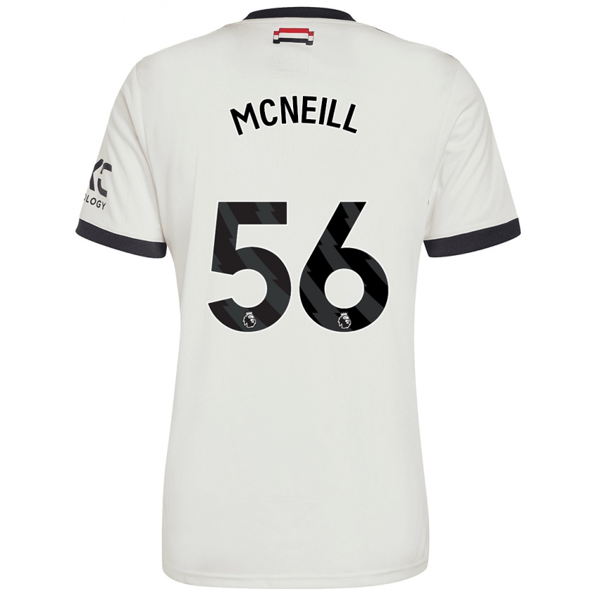 Dětské Charlie Mcneill #56 Off White Třetí Hráčské Dresy 2024/25 Dres