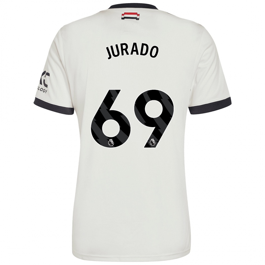 Dětské Marc Jurado #69 Off White Třetí Hráčské Dresy 2024/25 Dres