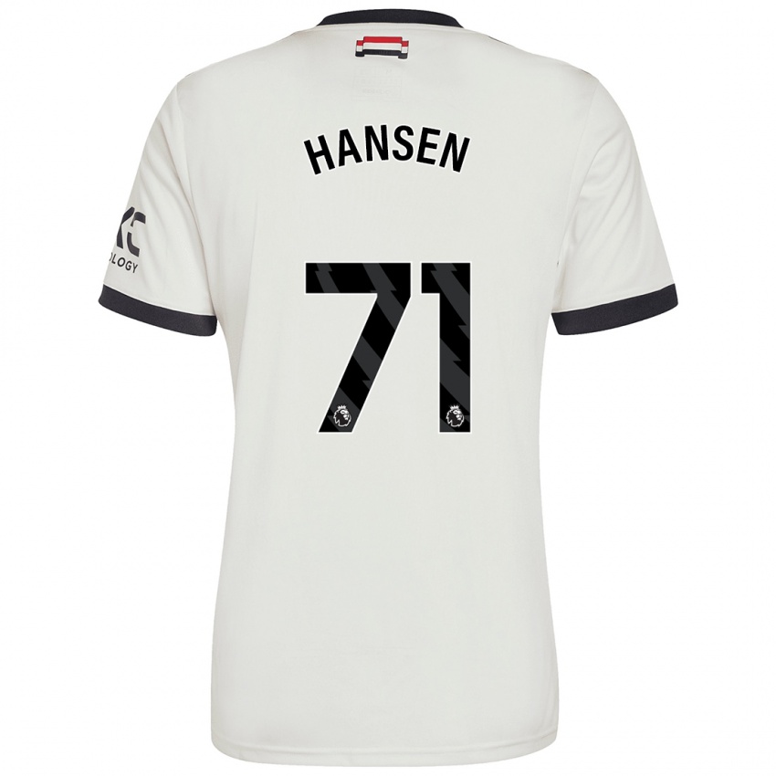 Dětské Isak Hansen-Aaroen #71 Off White Třetí Hráčské Dresy 2024/25 Dres