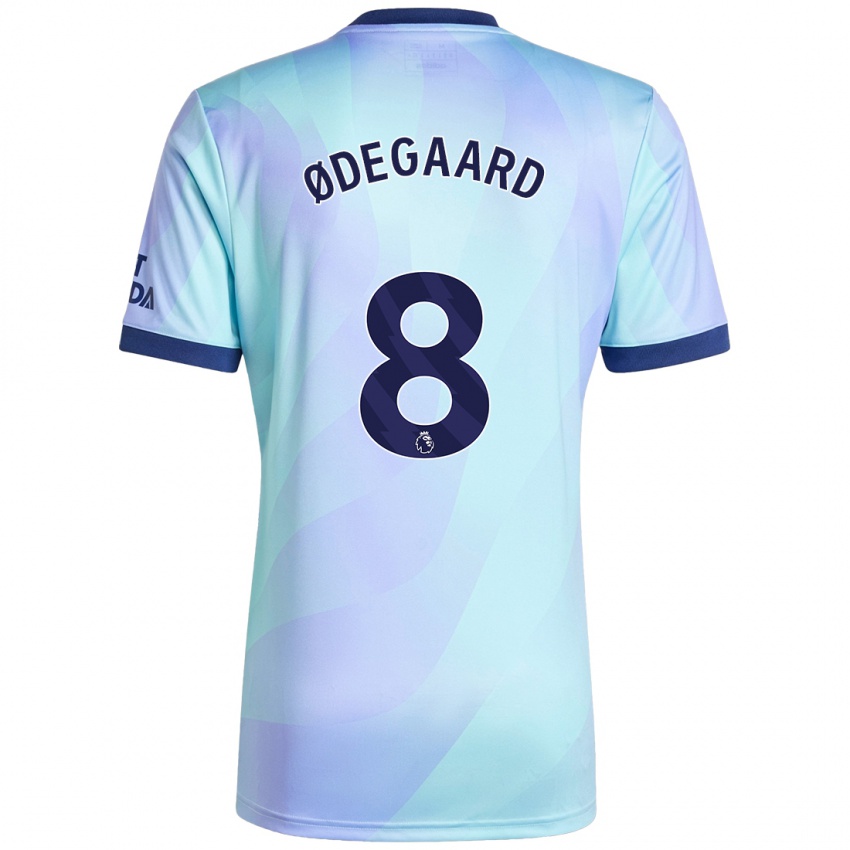 Dětské Martin Odegaard #8 Aqua Třetí Hráčské Dresy 2024/25 Dres