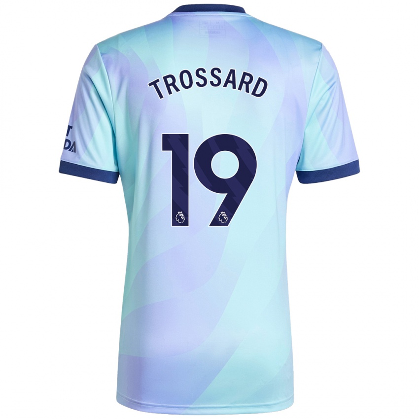 Dětské Leandro Trossard #19 Aqua Třetí Hráčské Dresy 2024/25 Dres