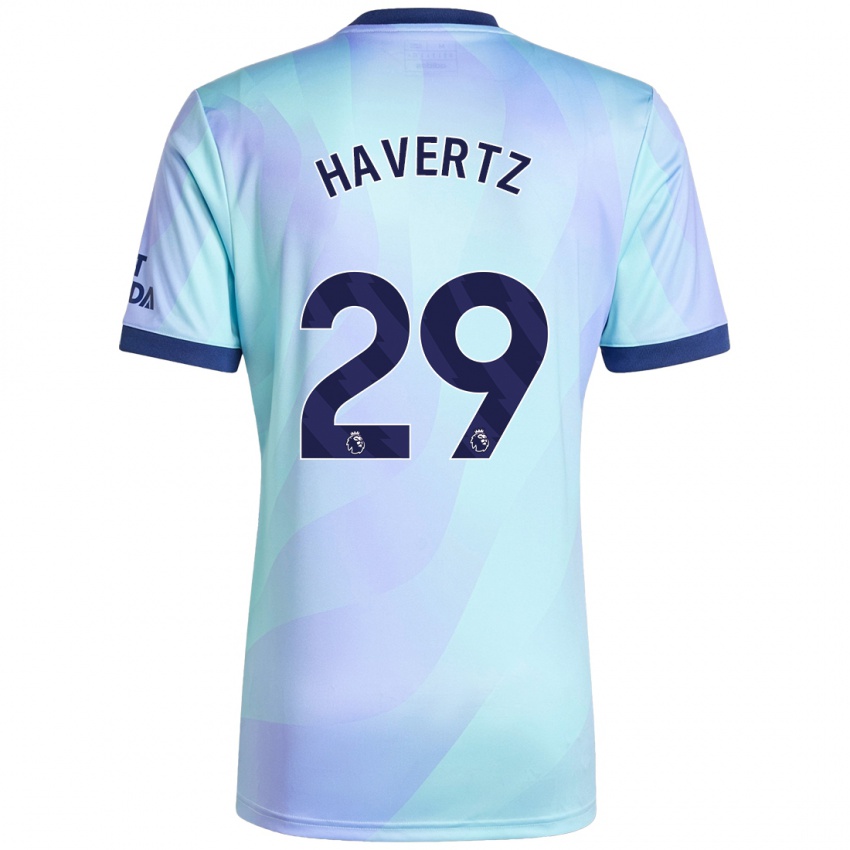 Dětské Kai Havertz #29 Aqua Třetí Hráčské Dresy 2024/25 Dres