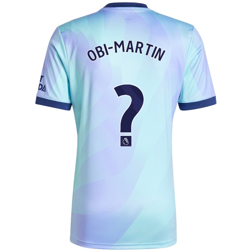 Dětské Chido Obi-Martin #0 Aqua Třetí Hráčské Dresy 2024/25 Dres