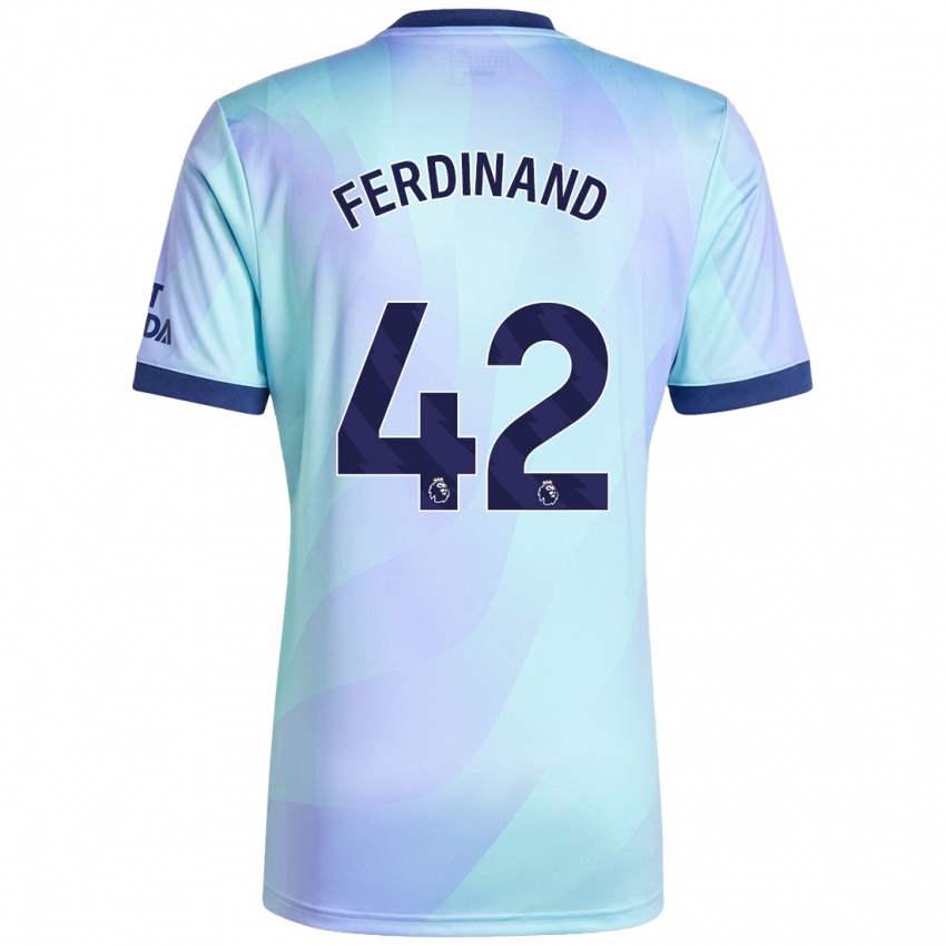 Dětské Seb Ferdinand #42 Aqua Třetí Hráčské Dresy 2024/25 Dres