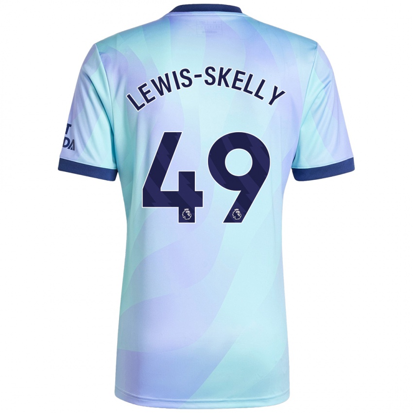 Dětské Myles Lewis-Skelly #49 Aqua Třetí Hráčské Dresy 2024/25 Dres