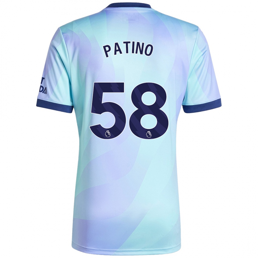 Dětské Charlie Patino #58 Aqua Třetí Hráčské Dresy 2024/25 Dres