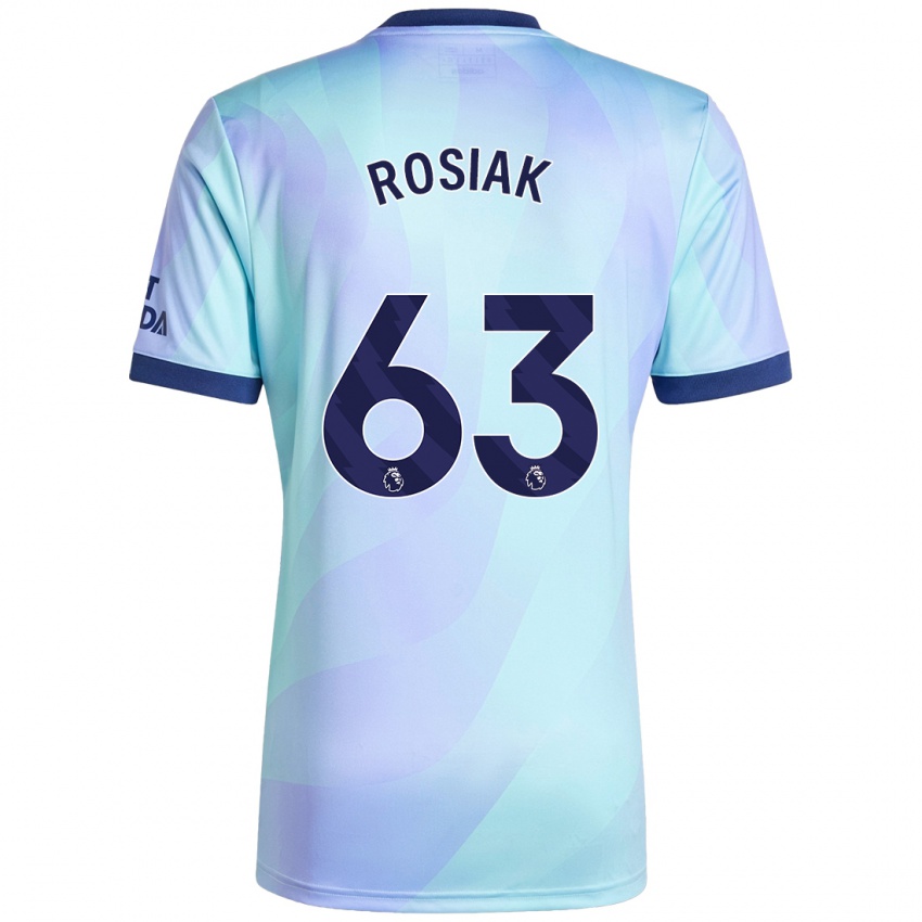 Dětské Michal Rosiak #63 Aqua Třetí Hráčské Dresy 2024/25 Dres