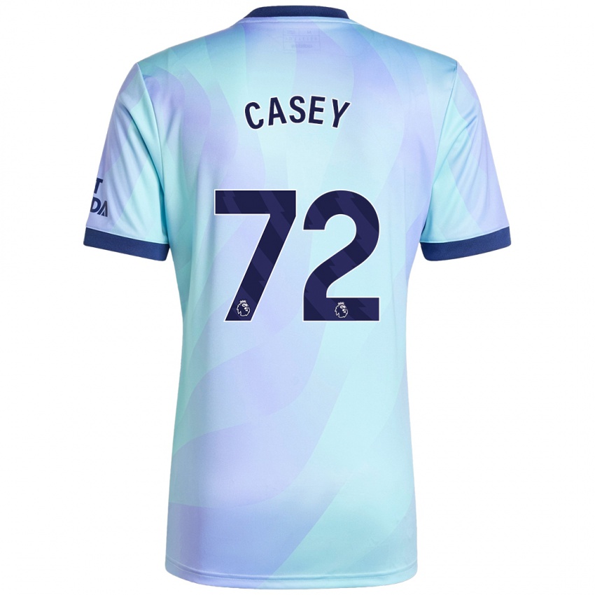 Dětské Dan Casey #72 Aqua Třetí Hráčské Dresy 2024/25 Dres