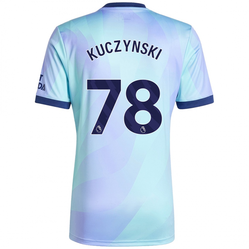 Dětské Max Kuczynski #78 Aqua Třetí Hráčské Dresy 2024/25 Dres