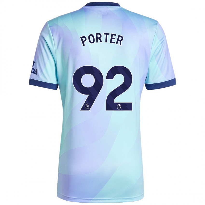 Dětské Jack Porter #92 Aqua Třetí Hráčské Dresy 2024/25 Dres