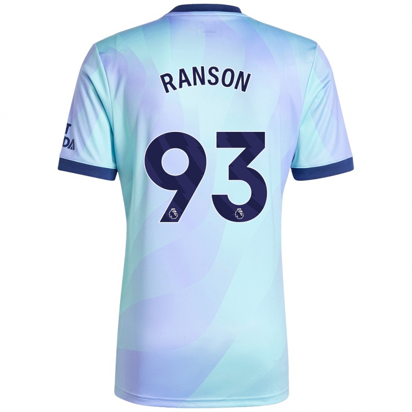 Dětské Khari Ranson #93 Aqua Třetí Hráčské Dresy 2024/25 Dres