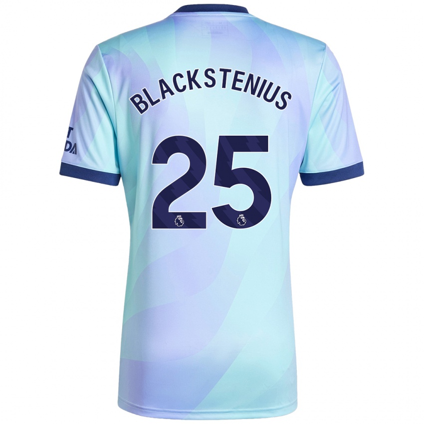 Dětské Stina Blackstenius #25 Aqua Třetí Hráčské Dresy 2024/25 Dres