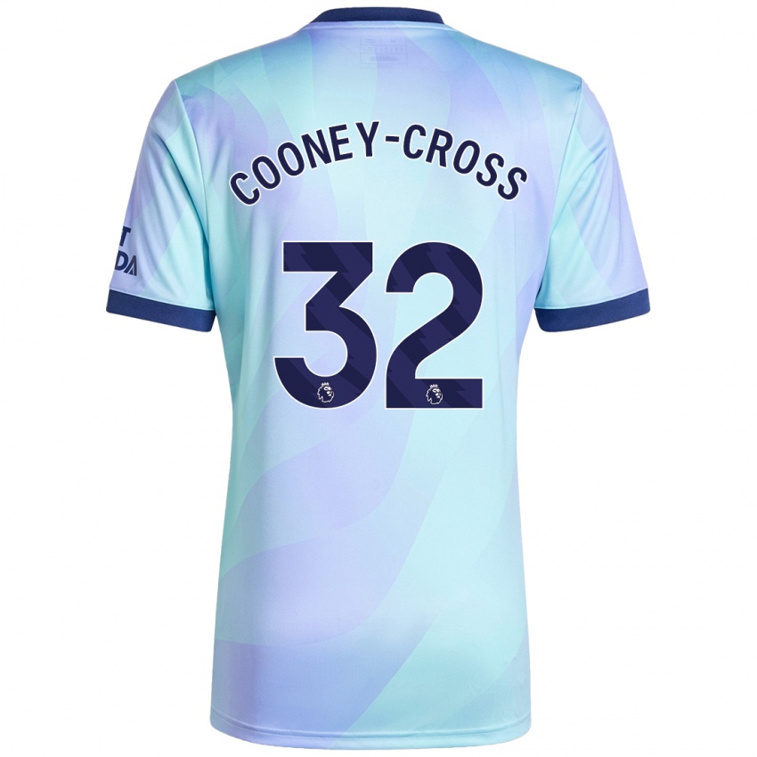 Dětské Kyra Cooney-Cross #32 Aqua Třetí Hráčské Dresy 2024/25 Dres