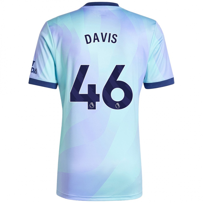 Dětské Timi Davis #46 Aqua Třetí Hráčské Dresy 2024/25 Dres