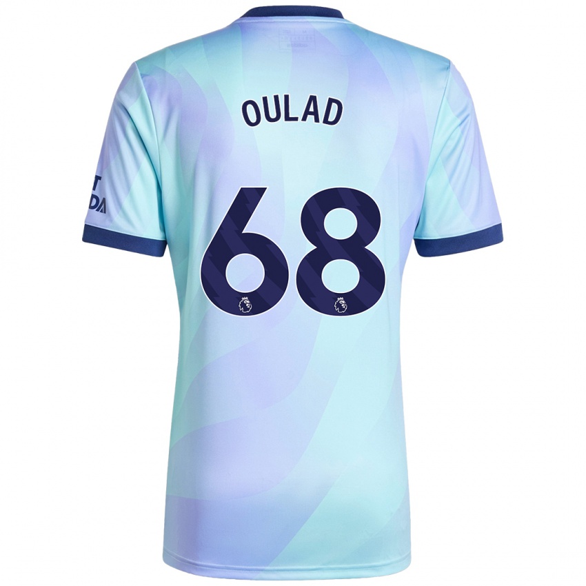 Dětské Salah-Eddine Oulad M'hand #68 Aqua Třetí Hráčské Dresy 2024/25 Dres